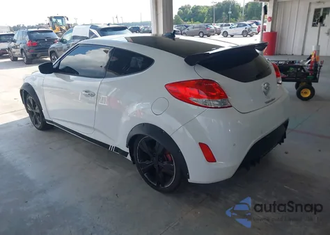 2016 Hyundai Veloster z USA, uszkodzony, nr VIN KMHTC6AD9GU304323
